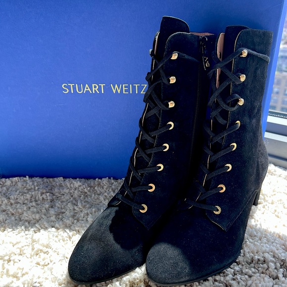 SW | ENTIRELY NEW 50% off - Stuart Weitzman 65mm ankle boots (thinner calves) - Picture 1 of 10
